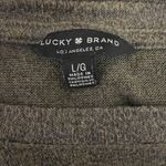 Lucky Brand Olive Green Drop Shoulder Sweater Photo 3