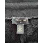 True Religion  Women's Black Joggers Size S Drawstring Waist Zip Ankle Photo 5