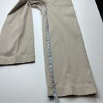 Spanx  Tan Khaki Wide Leg Womens Size Medium Button-Detail Pants Pull-On *FLAW Photo 7