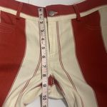 Alice + Olivia red and cream striped pants Photo 5