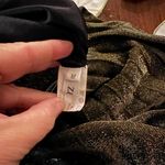 None Elegant Pleated Antique Bronze MIDI Pleated‎ Skirt Size Medium Photo 5