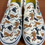 Vans  The Simpson Family Pets Slip On Canvas Shoe Size 5J or 6.5 #B1137 Photo 4