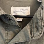 Universal Threads Dark green denim romper Photo 1