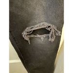 Good American  Good Boy Straight Leg Distressed Ripped Jeans Photo 5