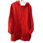 Free People  Lucky Zip Up Slouchy Hoodie Jacket Size M New w/o Tag MSRP $148 SOO Photo 4