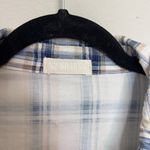 CP Shades  Button Up Long Sleeve Blouse Size XS Color Blue White Photo 3