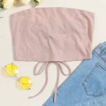 SheIn Glitter Tube Top Photo 0