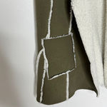 Indigo Soul Olive/Army Green Faux Sherpa Lined Vest Women’s L Photo 2