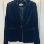 Calvin Klein Calvin Klein Black Velvet Blazer size 4P NWT Photo 0