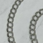 Silver Tone K Initial Letter Belly Body Metal Chain Link Belt Size XS Small S Photo 4