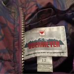 Obermeyer Vintage‎ 90's Obermyer Women's Ski Jacket Pink Red Floral Satin Windbreaker Coat Photo 4