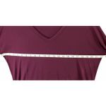 Athleta  Cloudlight Relaxed Top M Maroon Purple High Low Comfort Soft Athleisure Photo 4