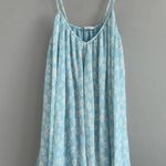 ZARA Spaghetti Strap Mini Dress Daisy Floral Print Babydoll Bohemian Flowy S M Photo 0