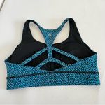 Lululemon Circuit Breaker Sports Bra Size 8 Scatter Star Beach Blue Black Photo 1