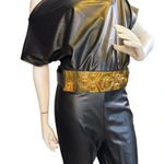 Versace Rare Limited Edition Medusa Bondage Leather Belt. Photo 4