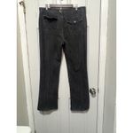 Gloria Vanderbilt Alana Bootcut Women's Black Distressed Denim Jeans Size 14 Photo 1