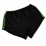 Adidas  black & green lined running shorts - Size L Photo 2