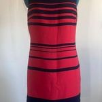 Banana Republic Red Sheath Mini Dress Sleeveless Photo 0
