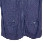 Banana Republic Rabbit Hair Full Zip Hoodie Sweater Women Large Button Pocket Photo 3