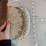 Vintage Magid Women's‎ Silver Beaded Satin Purse Clutch Shoulder Bag White Small Photo 7