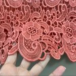 Moon Crochet Overlay Sleeveless Ombre Top Pink Size L Photo 2