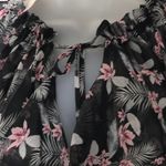 Victoria's Secret Victoria’s Secret sheer chiffon kimono duster floral ruffle women’s Size Small Photo 4