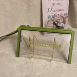 Michael Kors Jet Set Travel Large Clear Vinyl Wristlet Photo 1