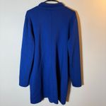Carolina belle Montreal Blazer Jacket Womens XL Blue Knit Career Business Photo 7