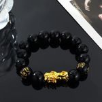 4pcs for $20 in my store ‼️ Imitation Obsidian Bracelet lucky charm Black Photo 2