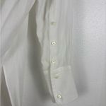 Helmut Lang P / XS Mist Oversized Viscose Button Down Optic White Professional Photo 5