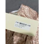 Micas Medium Dusty Pink Leopard Dress Shiny Silky New Photo 5