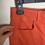 J Crew Factory orange corduroy mini skirt size 00 Photo 2