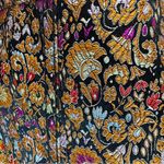 Coldwater Creek Vintage Jacquard Black & Jewel Tone Button Front Blazer Jacket Photo 7