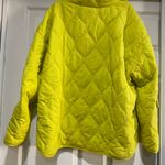 BLANK NYC  Front Hoodie Pockets High Collar Long Sleeves neon puffy coat Size S Photo 6