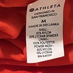 Athleta Waimea Plunge One Piece Swimsuit Floral Red M Tropical Beach Vacation Photo 4