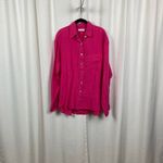 Bryn Walker Hot Pink Linen Button Up Shirt Sz.XL Photo 1