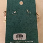 Earthbound Onyx Butterfly Hoop Earrings Photo 2