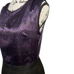 Banana Republic  Two Tone Purple Black Dress‎ Day Night Women's Size 6 Photo 3