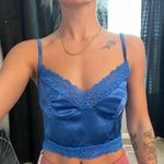 SheIn Lace Trim Bustier Cami Crop Top Photo 1