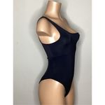 Good American New.  black one shoulder scuba swimsuit.  Small Photo 6
