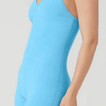 Alo Yoga Alo Suns Out Blue Onesie XS Work Out Lounge Athleisure Photo 0