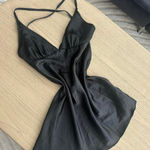 Dreamgirl  Black Lingerie Slip Dress Small Photo 0
