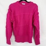 David Meister Vintage Meister Wool Sweater Women's Medium Pink Cable Knit 100% Wool Hong Kong Photo 0