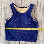 Fabletics  Blue Valentina Midi Bikini Top.  Size XSmall. Photo 5