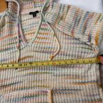 Tribal 3/4 Sleeve Hood Sweater Kangaroo Pocket Muted Clay multi color Size XL Photo 6