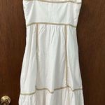 Boutique Billy J White Tiered Midi Sundress with Spaghetti Straps Photo 3