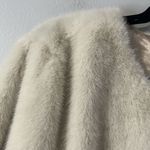 J.CREW Faux Fur Lady Jacket Plus Size 2X Ivory Cream Coat NEW Party Lux Modern Photo 3