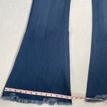 Just Black  Denim Women's Super Flare High Rise Raw Hem Jeans in Indigo Size 29 Photo 14