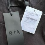 RtA Cut Out Shoulder Black Long Sleeve Crewneck Top NWT Size Large Photo 5