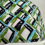 Lizgolf Audra Green Geometric Stretchy Pull On Golf Pants Women's Size 8 Photo 3